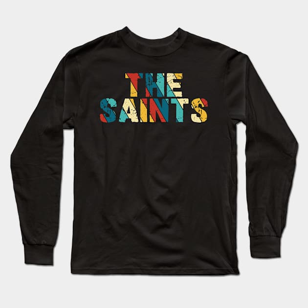 Retro Color - The Saints Long Sleeve T-Shirt by Arestration